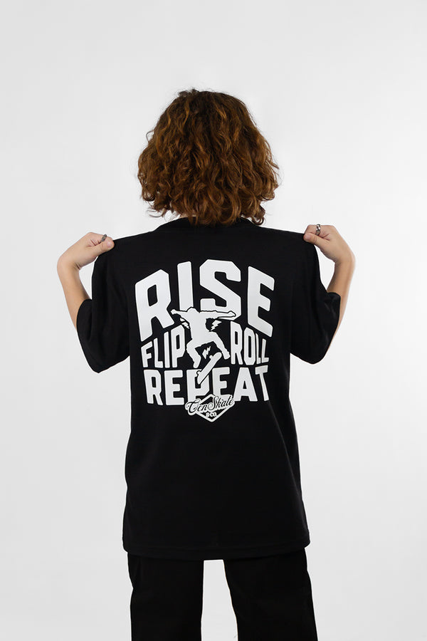 Remera Ocn Kids Original Negro Regular 701R7