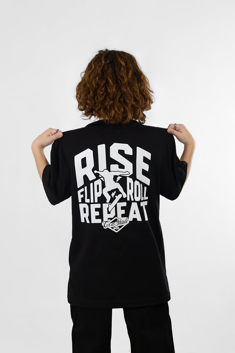 Remera Ocn Kids Original Negro Regular 701R7