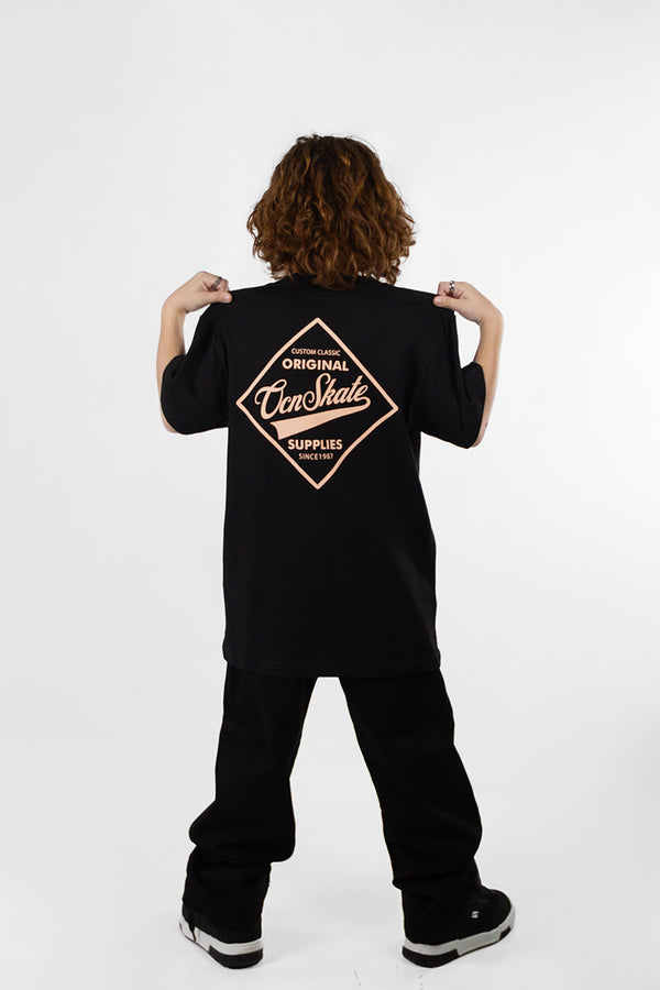 Remera Ocn Kids Original Negro Regular 701S2