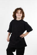 Remera Ocn Kids Tributo Negro Oversize 7014K