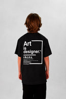 Remera Ocn Kids Estigio Negro