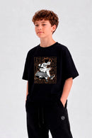 Remera Ocn Kids Tributo Negro