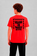 Remera Ocn Kids Premium Rojo