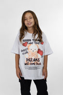 Remera Ocn Kids Over Tee 602M4 Blanco