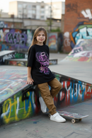 Remera Ocn Kids Over Tee Negro