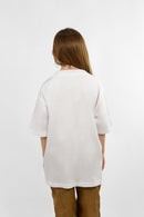 Remera Ocn Kids Over Tee Blanco 7022E