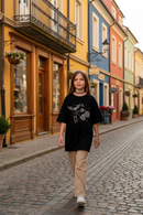 Remera Ocn Kids Over Tee Negro
