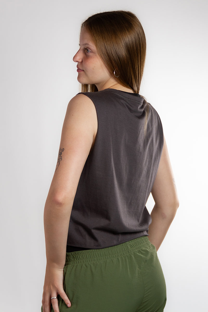 Musculosa Mujer Ocn Halen Gris P9