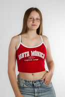 Musculosa Ocn M Terra Comb Rojo T3 Top