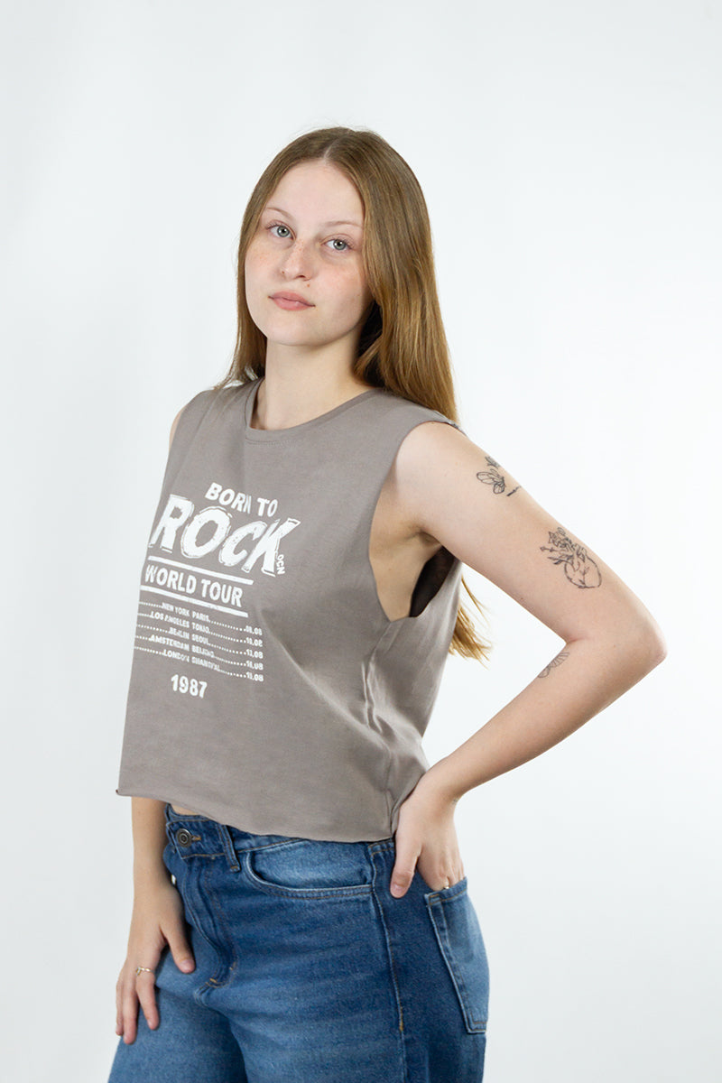Musculosa Ocn M Halen Gris Relax 7F25E