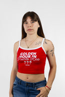 Musculosa Ocn M Terra Combinado Rojo/Blanco 7051G