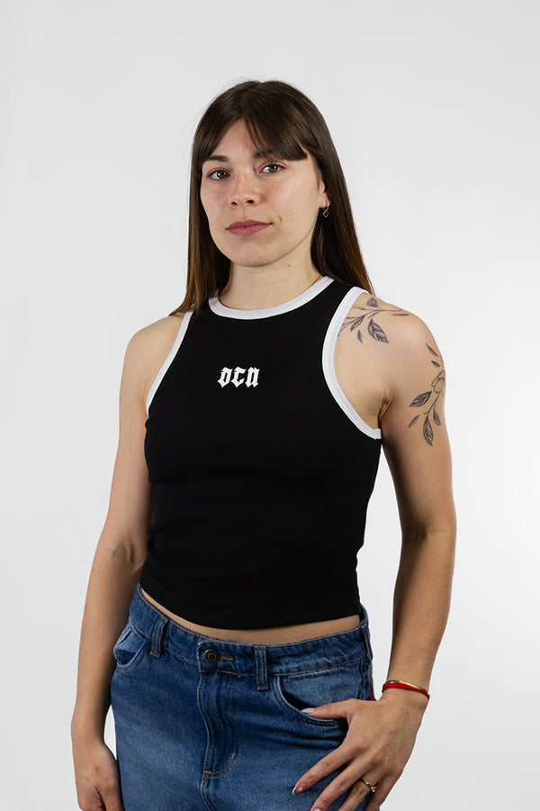 Musculosa Ocn M Sporty Negro 701Y7