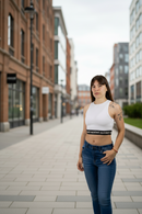 Musculosa Ocn Tape Blanco