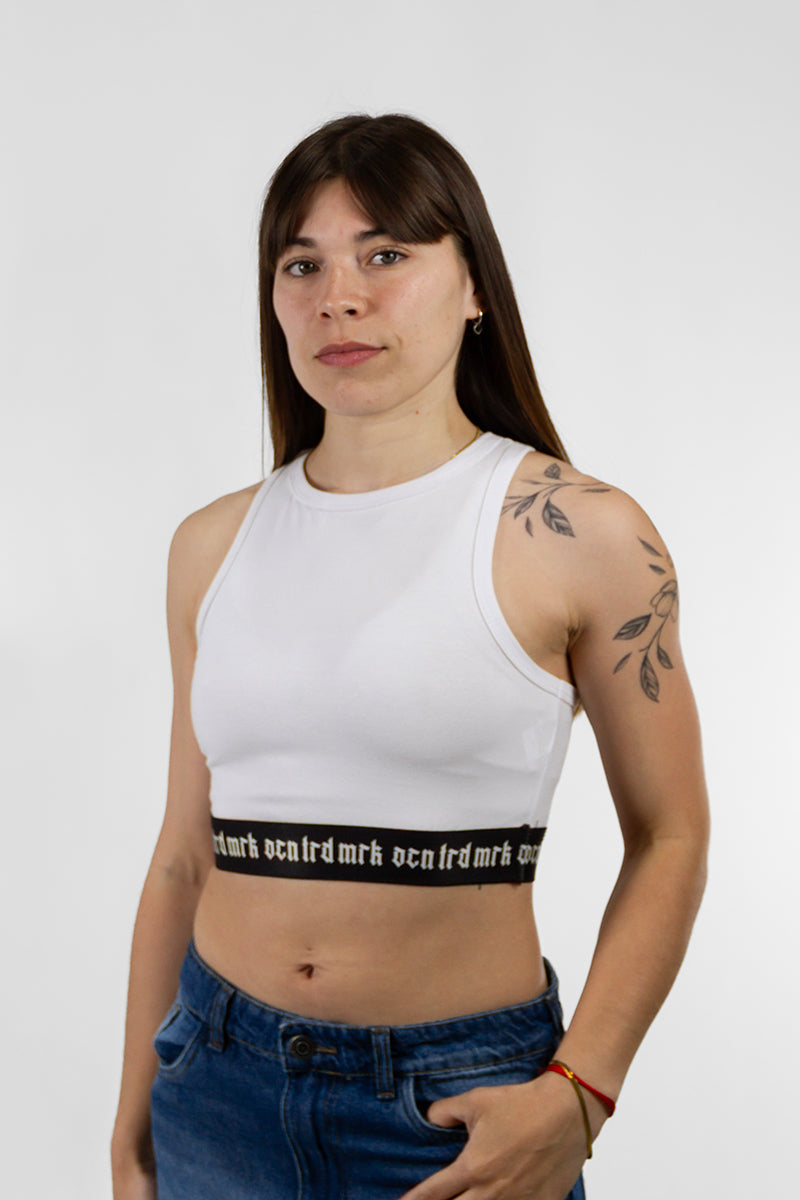 Musculosa Ocn M Tape 702 Blanco