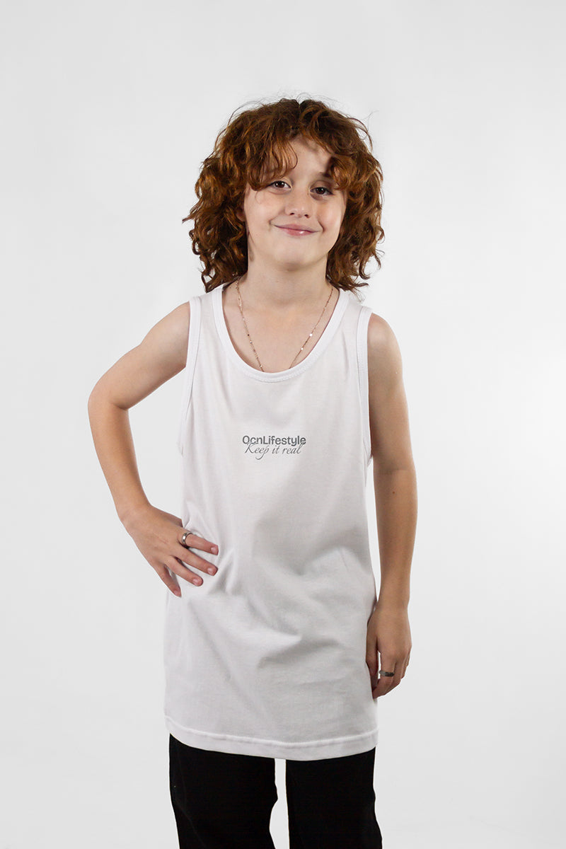 Musculosa Ocn Kids Original Blanco Regular 7027D