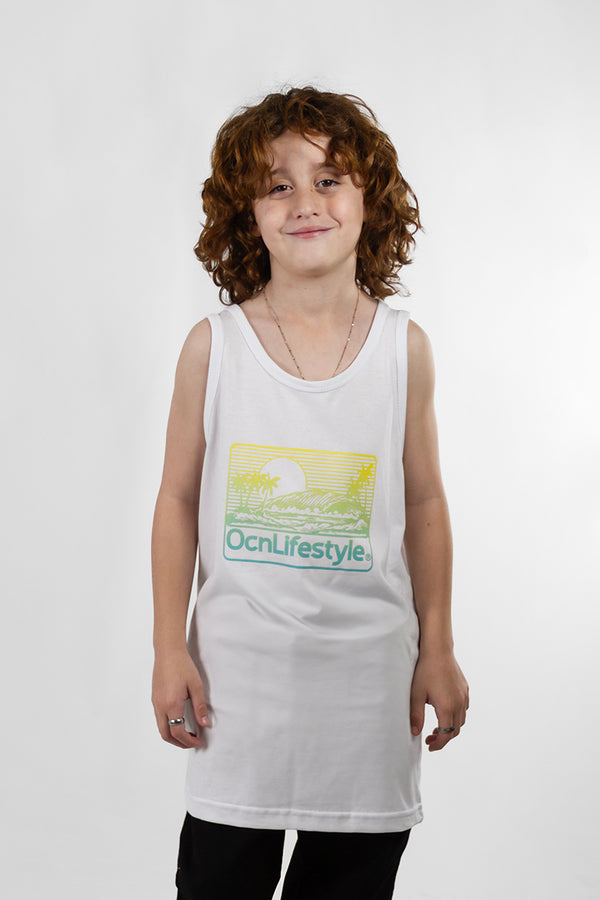 Musculosa Ocn Kids Original Blanco Regular 7026D
