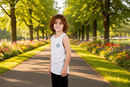 Musculosa Ocn Kids Ride Blanco