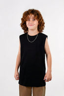 Musculosa Ocn Kids Mullet Negro 701