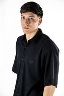 Camisa Ocn H Fisher Negro Oversize  7011D