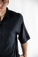 Camisa Ocn H Fisher Negro Oversize  7011D