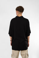 Camisa Ocn H Garment Oversize Negro 7019C