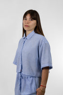 Camisa Ocn M Lina Celeste 718