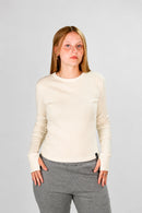Remera Manga Larga Ocn Cozy Crudo