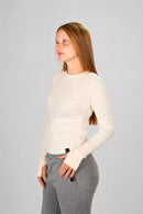 Remera Manga Larga Ocn Cozy Crudo