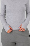 Remera Manga Larga Ocn Cozy Gris
