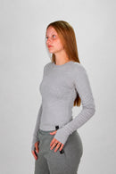 Remera Manga Larga Ocn Cozy Gris