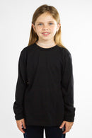 Remera Manga Larga Ocn Kids Basic Long Relax Negro
