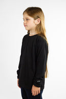 Remera Manga Larga Ocn Kids Basic Long Relax Negro