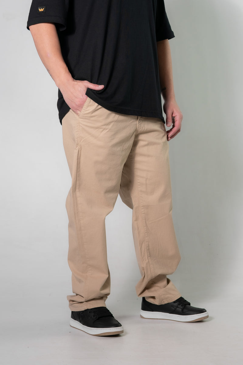 Pantalon Ocn H RG Rely Loose Beige