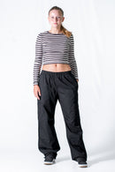 Remera Manga Larga Ocn M Atenas Negro