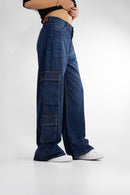 Pantalon Ocn M JE Cargo Azul