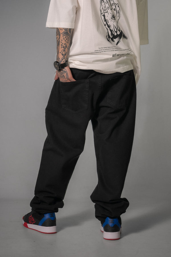 Jean Ocn H ST Loose Black ARR Negro