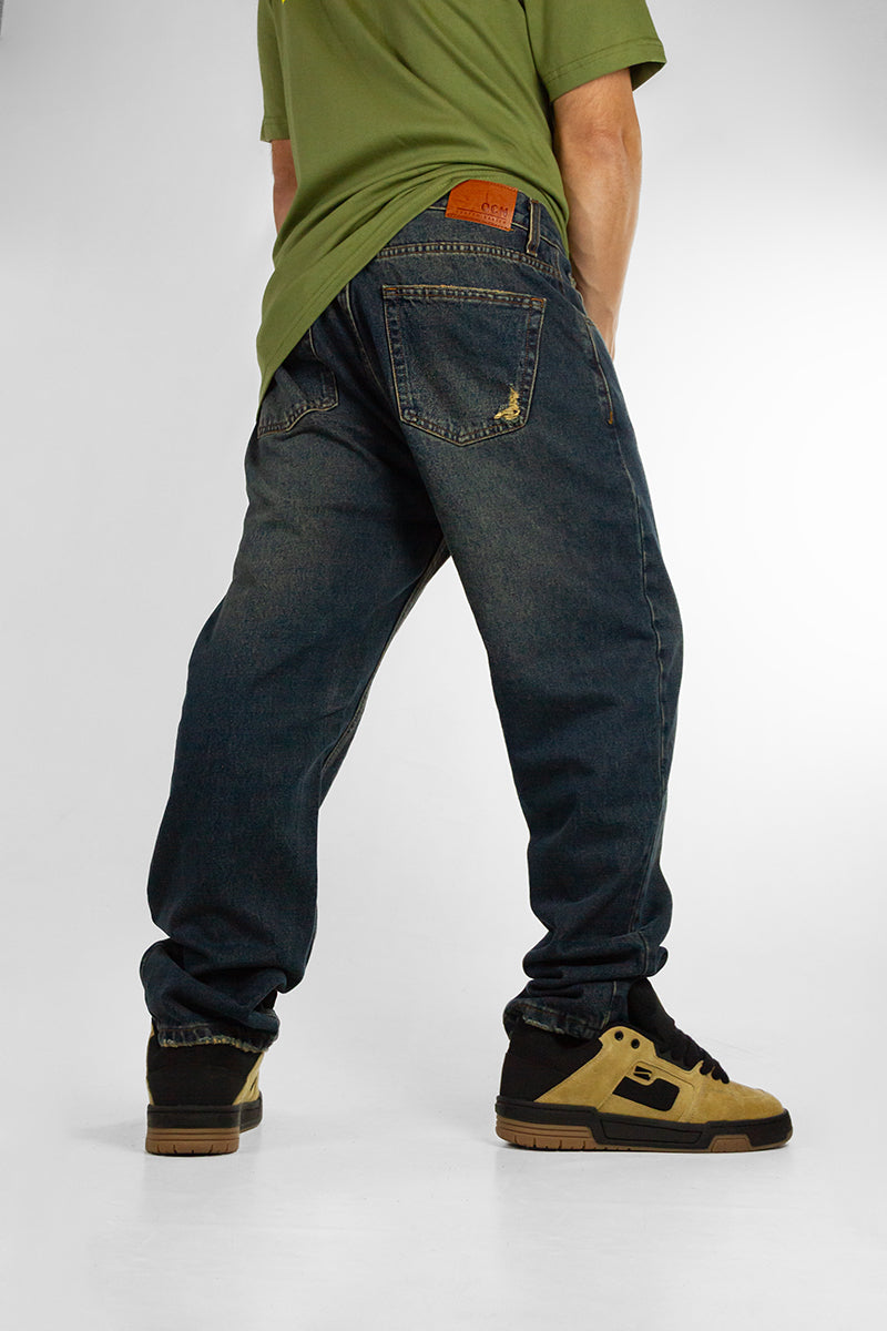 Jean Ocn Hombre Loose Oxido Arr 629