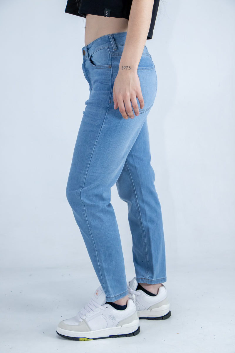 Jean Ocn Mujer Mom Light