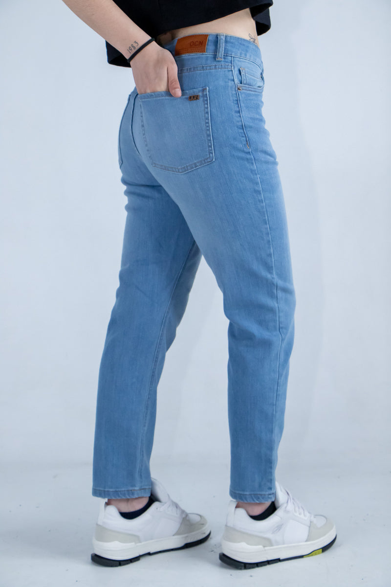 Jean Ocn Mujer Mom Light