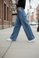 Jean Ocn Wide Leg Celeste