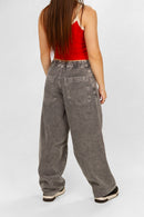 Pantalon Ocn Barrel Wash Gris