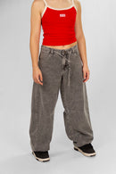 Pantalon Ocn Barrel Wash Gris