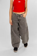 Pantalon Ocn Barrel Wash Gris