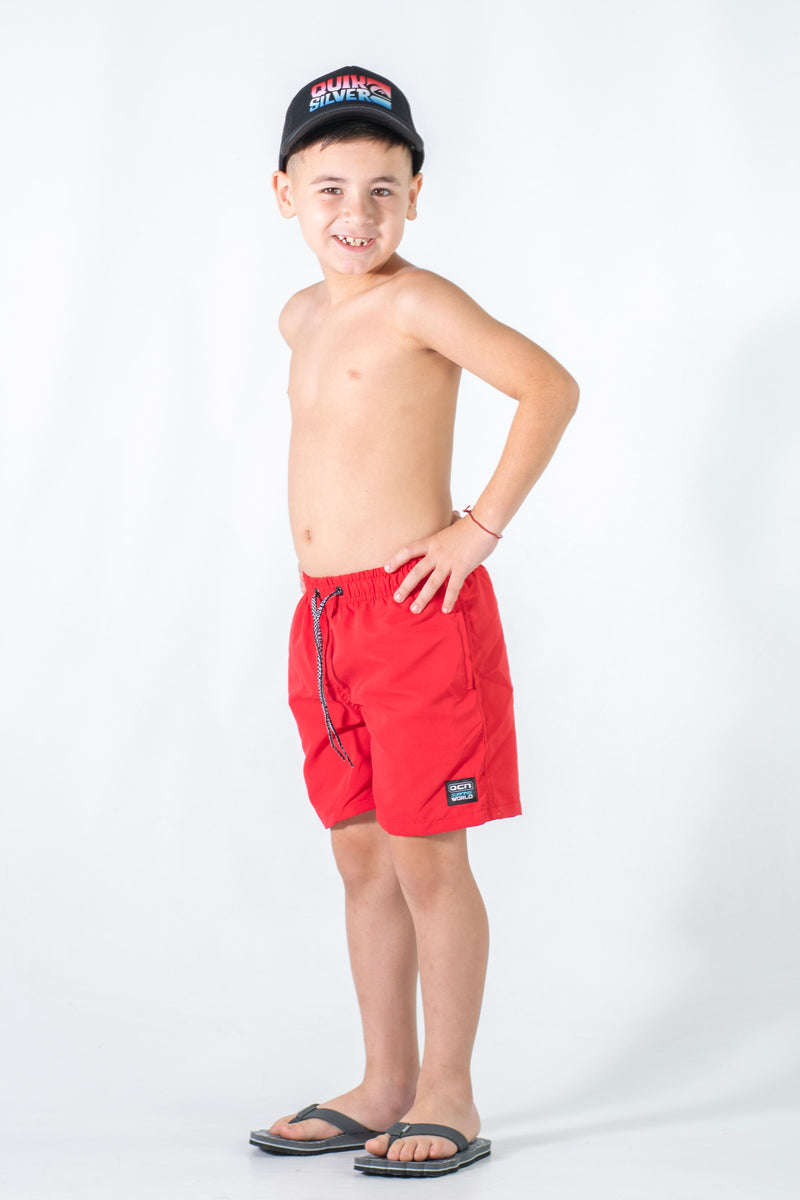 Short de Baño Ocn TDB KIDS Tenerife Ls Rojo 000