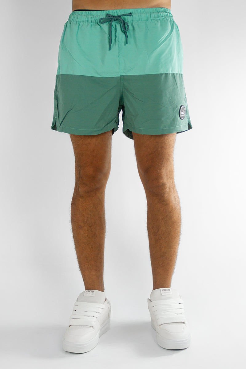 Short De Baño Ocn H Dual Imp Verde C.