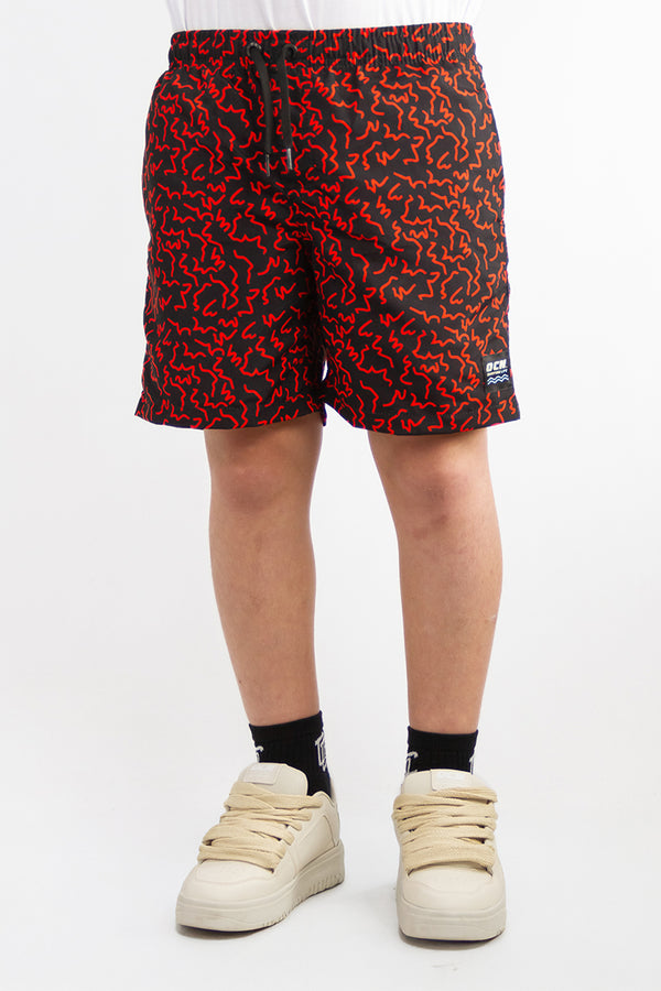 Short de Baño Ocn N Canarias Es Zigzag Coral