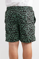 Short De Baño Ocn Kids Canarias Es Zigzag Verde