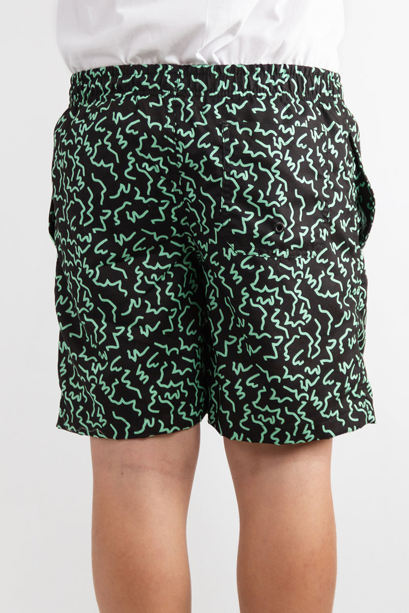 Short De Baño Ocn Canarias Es Zigzag Verde