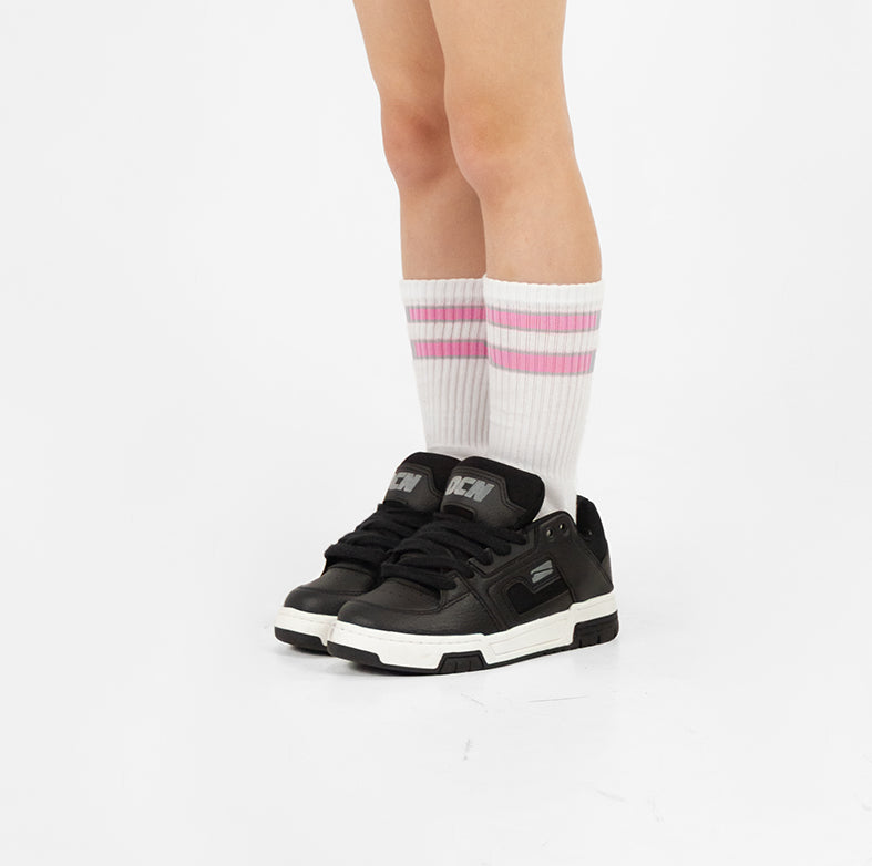 Medias Ocn Tenis C/T Blanco/Rosa/Celeste Pack x1