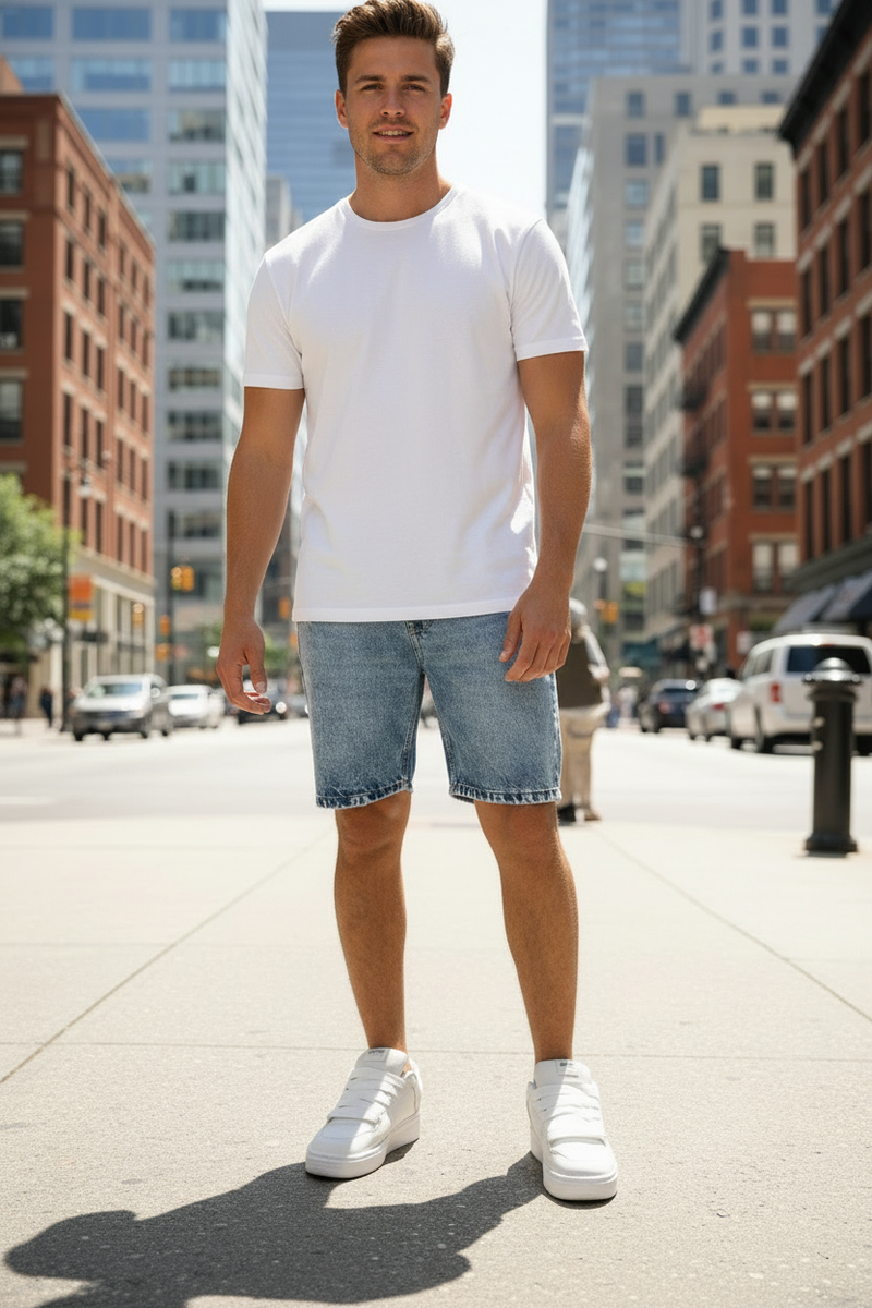 Bermuda Ocn Straigh Azul